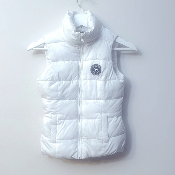 Abercrombie kids white chunky vest size S - Picture 1 of 8